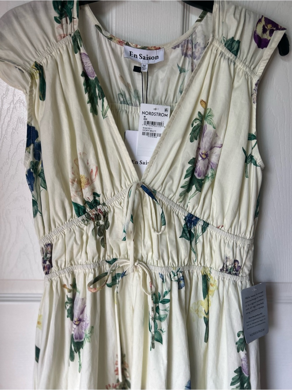 NWT En Saison From Nordstrom Ashley Floral Print Sleeveless Midi - Picture 6 of 9